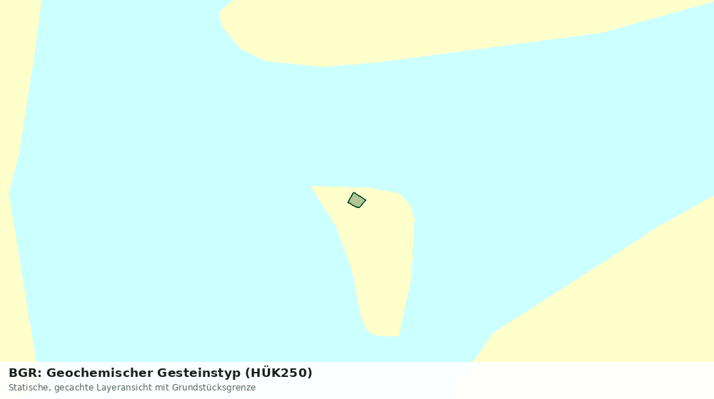 Statische Kartenansicht: BGR: Geochemischer Gesteinstyp (HÜK250)