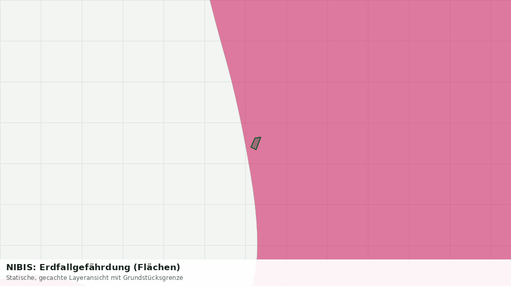 Statische Kartenansicht: NIBIS: Erdfallgefährdung (Flächen)
