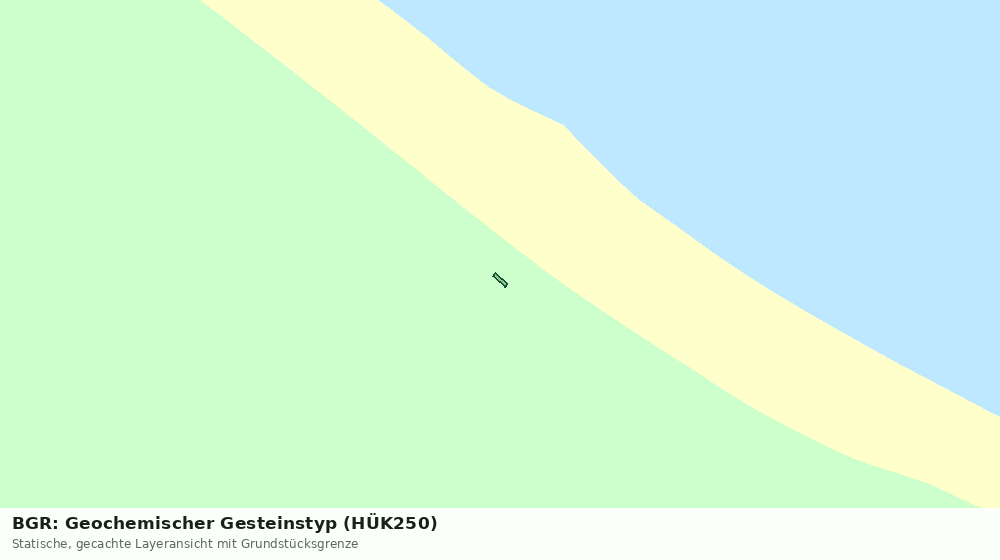 Statische Kartenansicht: BGR: Geochemischer Gesteinstyp (HÜK250)