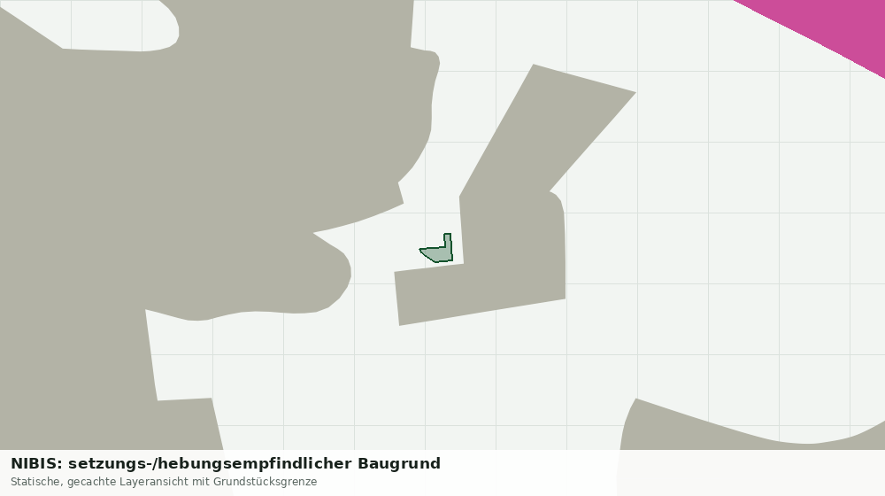 Statische Kartenansicht: NIBIS: setzungs-/hebungsempfindlicher Baugrund