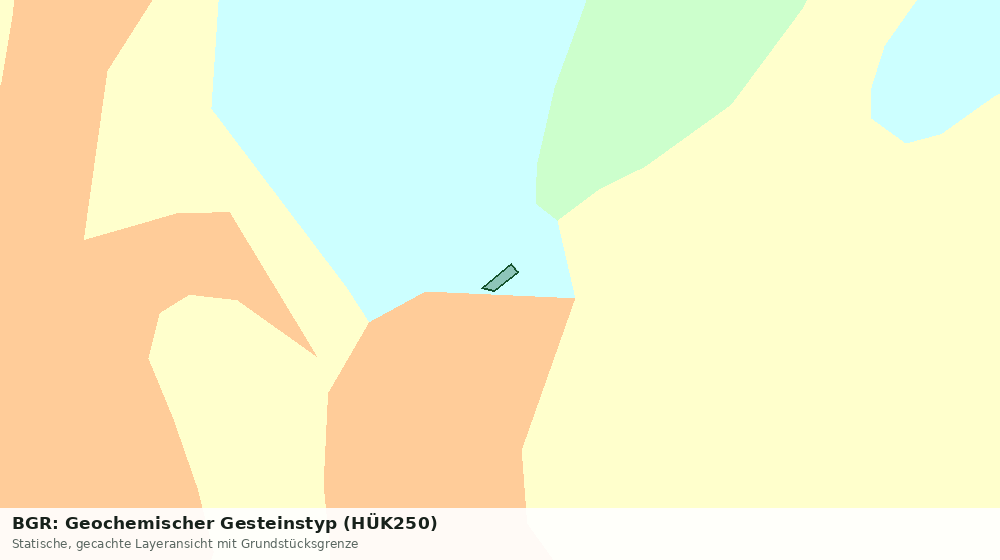 Statische Kartenansicht: BGR: Geochemischer Gesteinstyp (HÜK250)