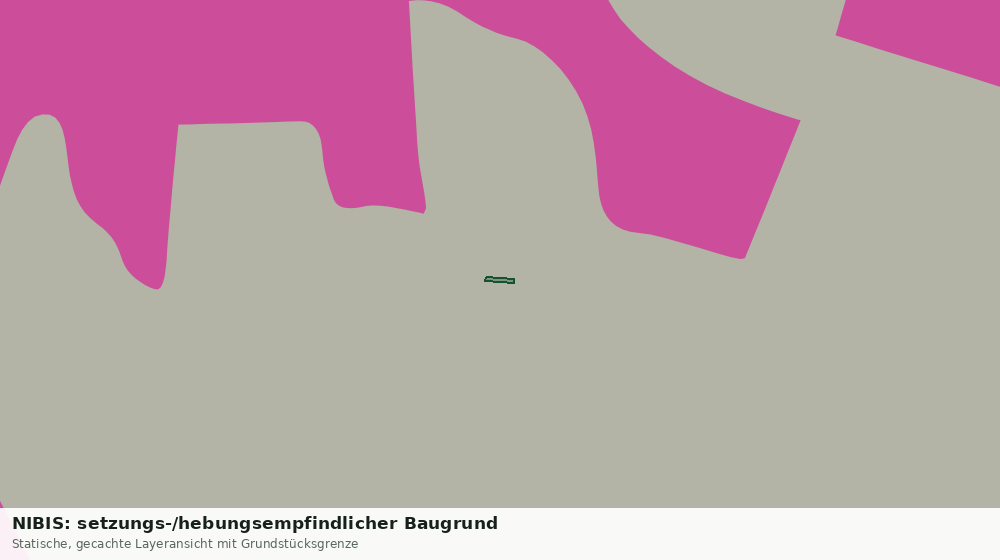 Statische Kartenansicht: NIBIS: setzungs-/hebungsempfindlicher Baugrund