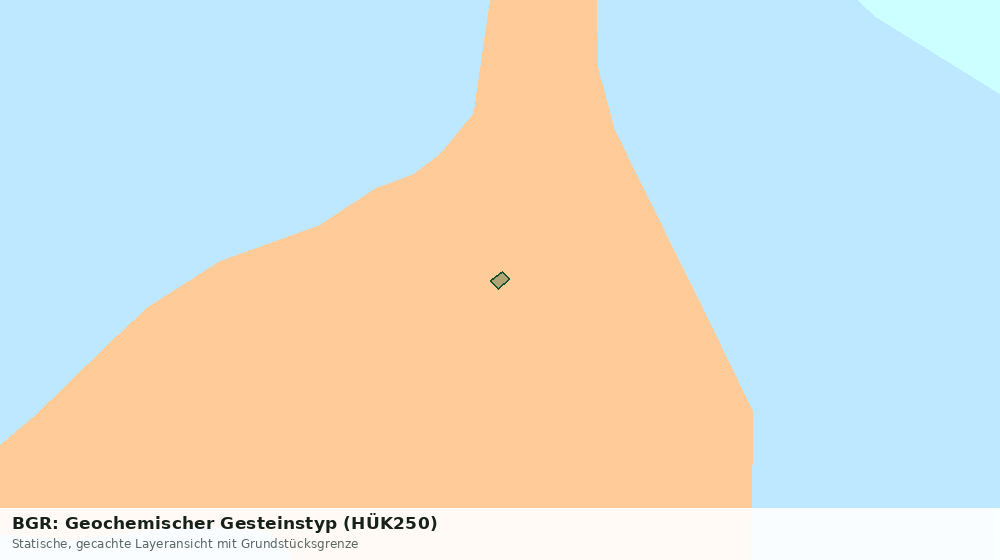 Statische Kartenansicht: BGR: Geochemischer Gesteinstyp (HÜK250)