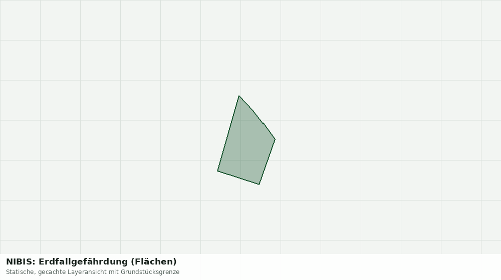 Statische Kartenansicht: NIBIS: Erdfallgefährdung (Flächen)