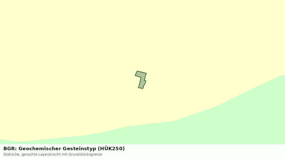 Statische Kartenansicht: BGR: Geochemischer Gesteinstyp (HÜK250)