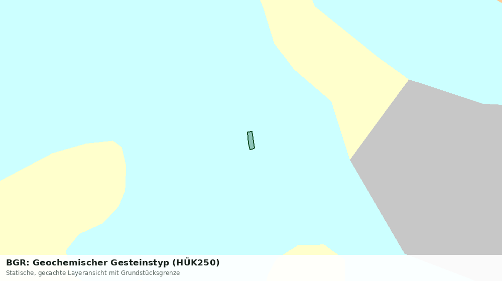 Statische Kartenansicht: BGR: Geochemischer Gesteinstyp (HÜK250)