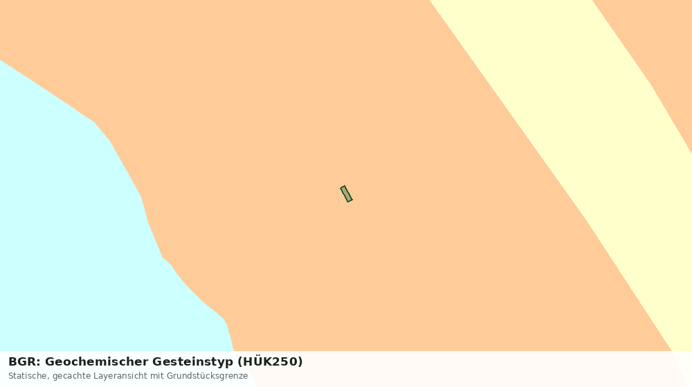 Statische Kartenansicht: BGR: Geochemischer Gesteinstyp (HÜK250)