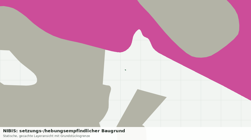 Statische Kartenansicht: NIBIS: setzungs-/hebungsempfindlicher Baugrund