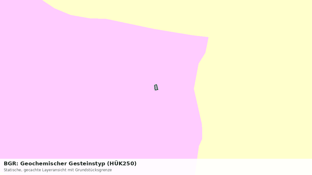 Statische Kartenansicht: BGR: Geochemischer Gesteinstyp (HÜK250)