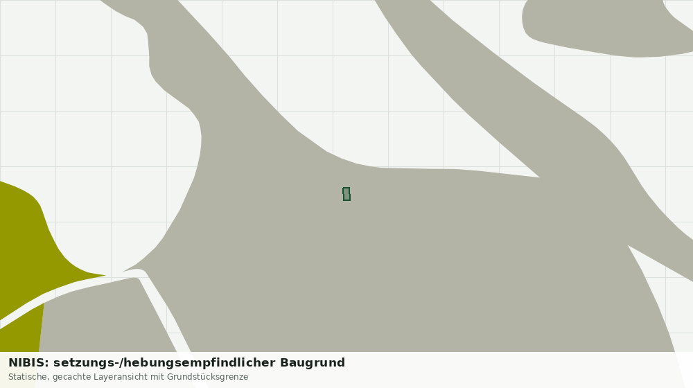 Statische Kartenansicht: NIBIS: setzungs-/hebungsempfindlicher Baugrund