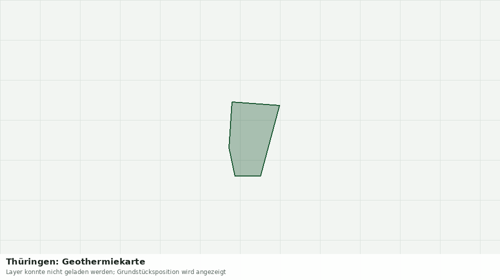 Statische Kartenansicht: Thüringen: Geothermiekarte