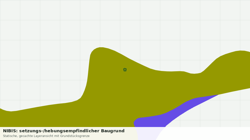 Statische Kartenansicht: NIBIS: setzungs-/hebungsempfindlicher Baugrund
