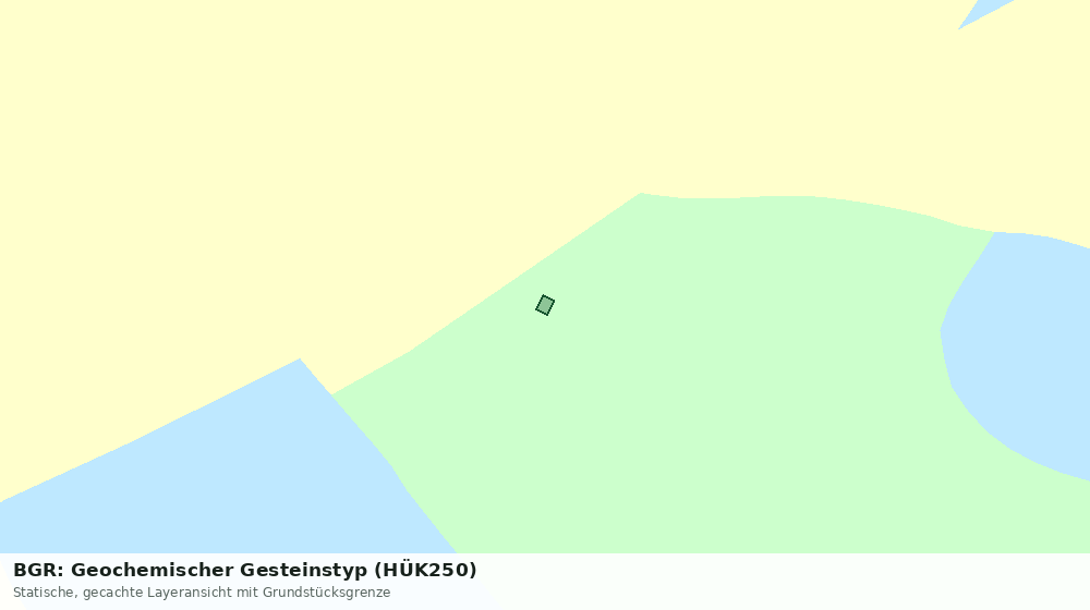 Statische Kartenansicht: BGR: Geochemischer Gesteinstyp (HÜK250)