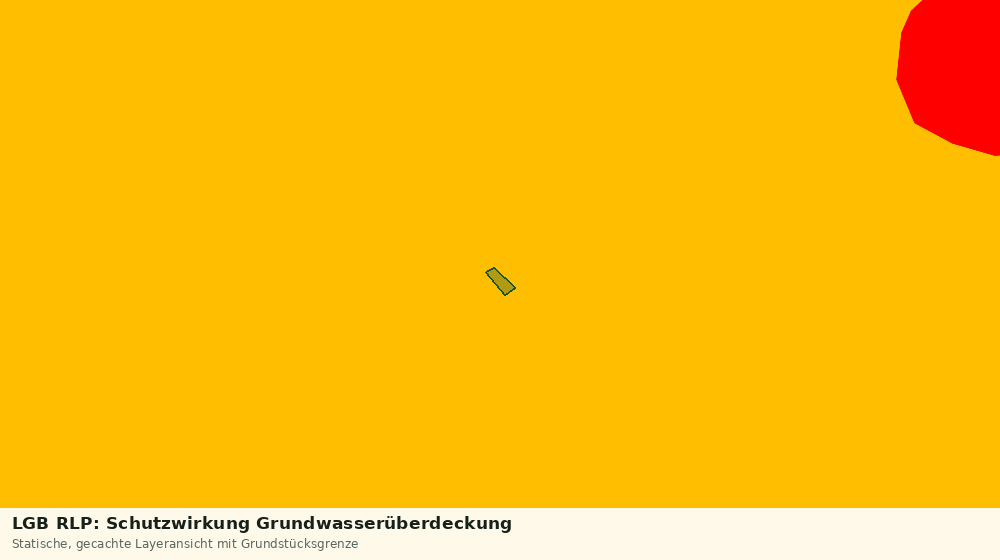 Statische Kartenansicht: LGB RLP: Schutzwirkung Grundwasserüberdeckung