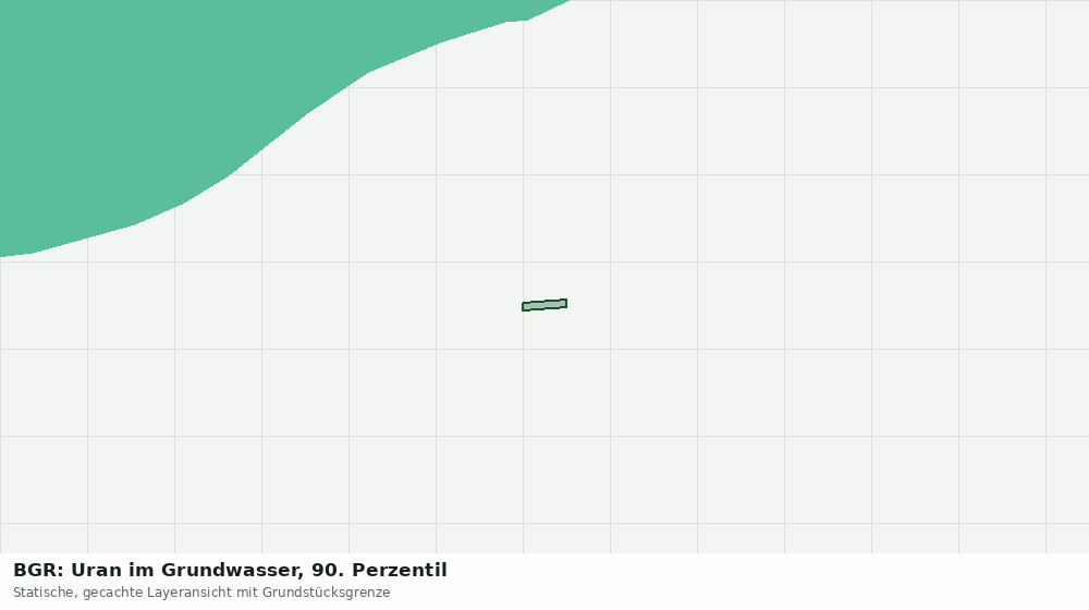 Statische Kartenansicht: BGR: Uran im Grundwasser, 90. Perzentil