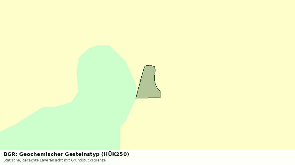 Statische Kartenansicht: BGR: Geochemischer Gesteinstyp (HÜK250)