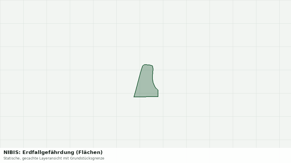 Statische Kartenansicht: NIBIS: Erdfallgefährdung (Flächen)