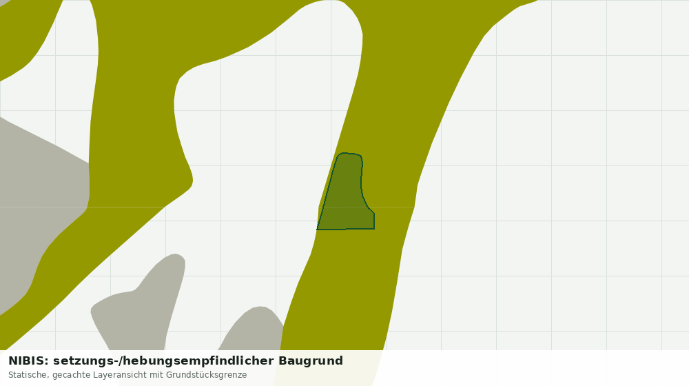 Statische Kartenansicht: NIBIS: setzungs-/hebungsempfindlicher Baugrund