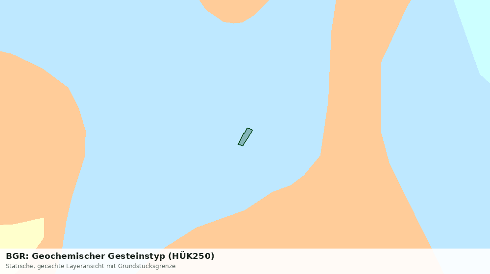 Statische Kartenansicht: BGR: Geochemischer Gesteinstyp (HÜK250)