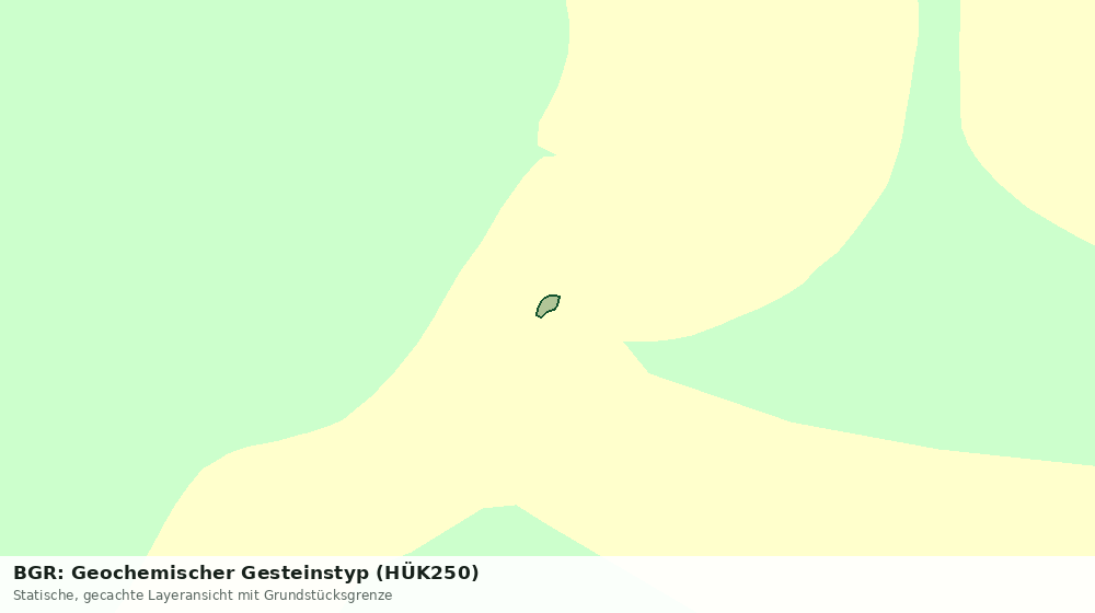 Statische Kartenansicht: BGR: Geochemischer Gesteinstyp (HÜK250)