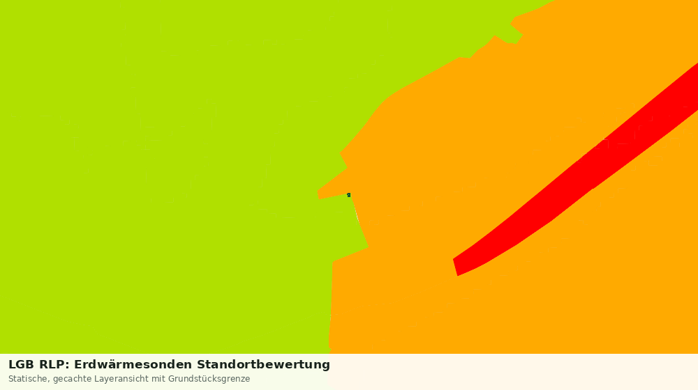 Statische Kartenansicht: LGB RLP: Erdwärmesonden Standortbewertung