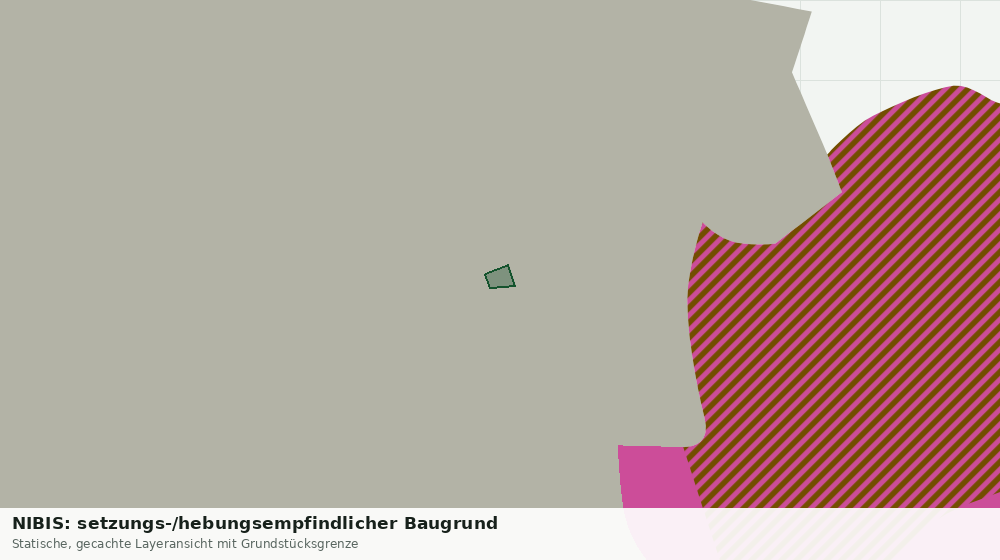 Statische Kartenansicht: NIBIS: setzungs-/hebungsempfindlicher Baugrund