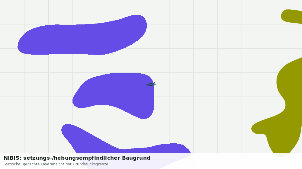 Statische Kartenansicht: NIBIS: setzungs-/hebungsempfindlicher Baugrund