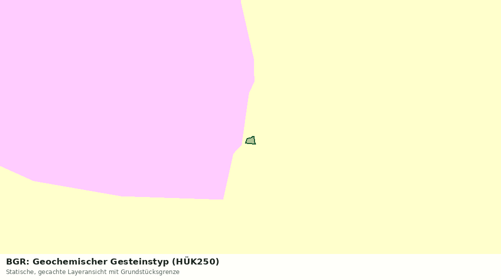 Statische Kartenansicht: BGR: Geochemischer Gesteinstyp (HÜK250)