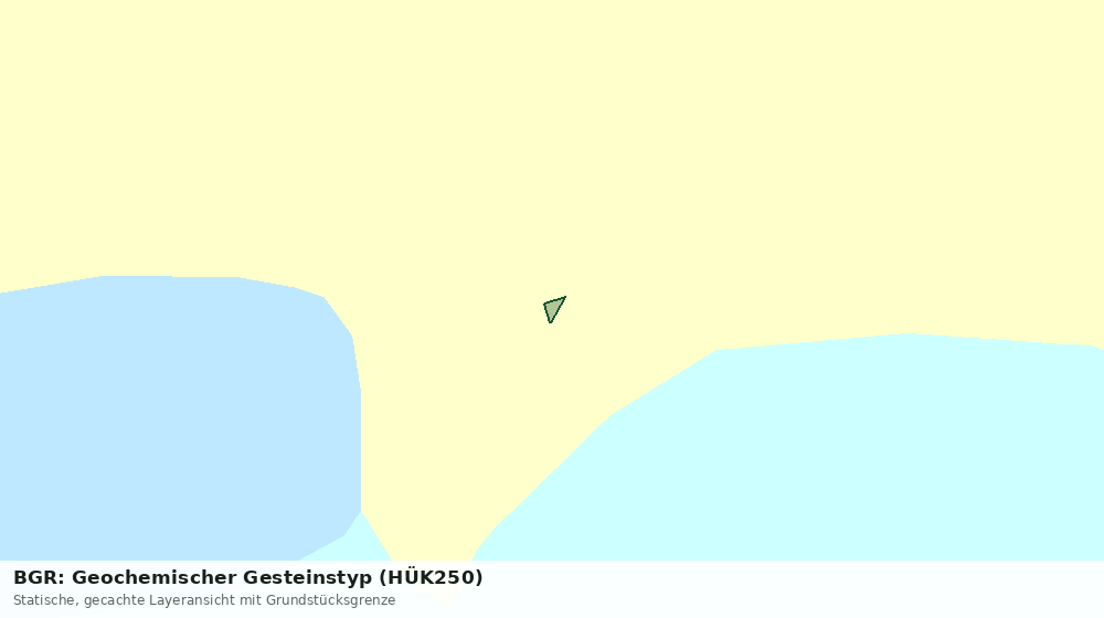 Statische Kartenansicht: BGR: Geochemischer Gesteinstyp (HÜK250)
