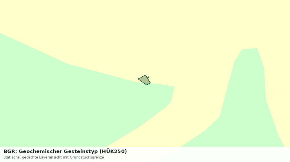 Statische Kartenansicht: BGR: Geochemischer Gesteinstyp (HÜK250)