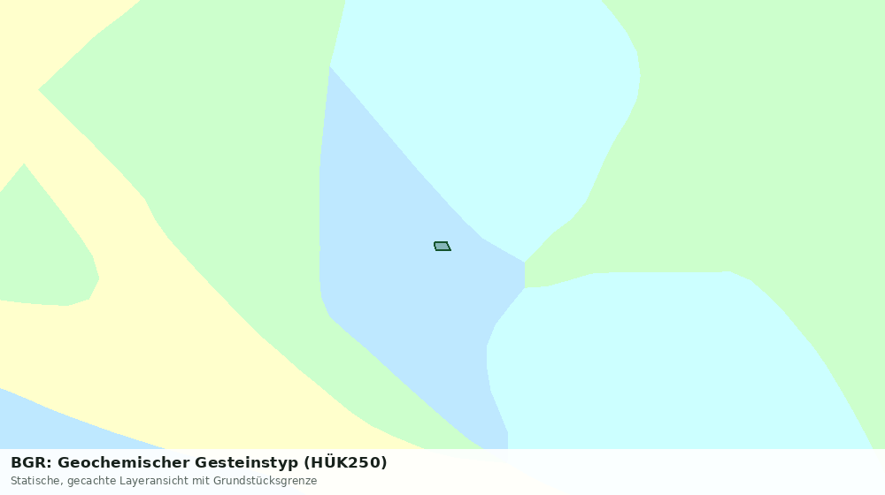 Statische Kartenansicht: BGR: Geochemischer Gesteinstyp (HÜK250)