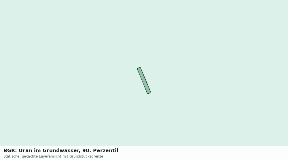 Statische Kartenansicht: BGR: Uran im Grundwasser, 90. Perzentil