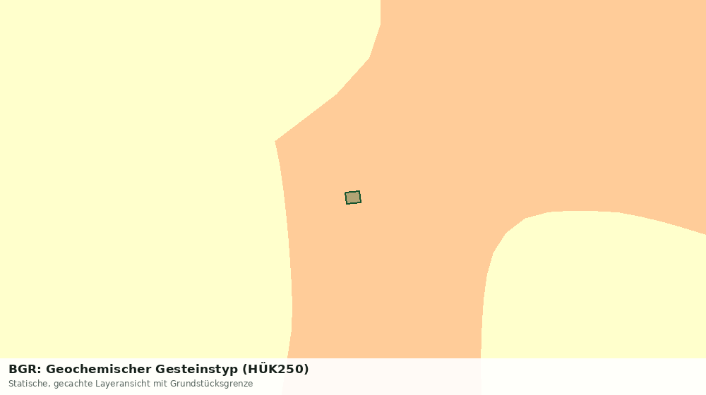 Statische Kartenansicht: BGR: Geochemischer Gesteinstyp (HÜK250)