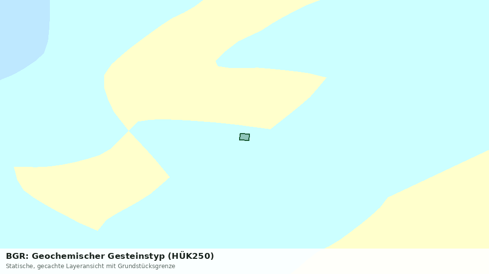 Statische Kartenansicht: BGR: Geochemischer Gesteinstyp (HÜK250)