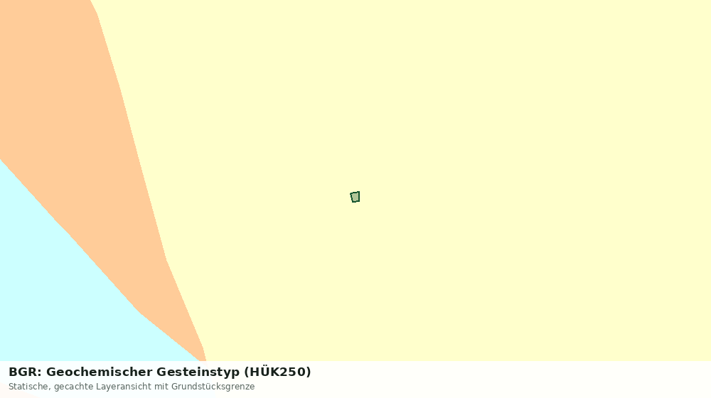 Statische Kartenansicht: BGR: Geochemischer Gesteinstyp (HÜK250)