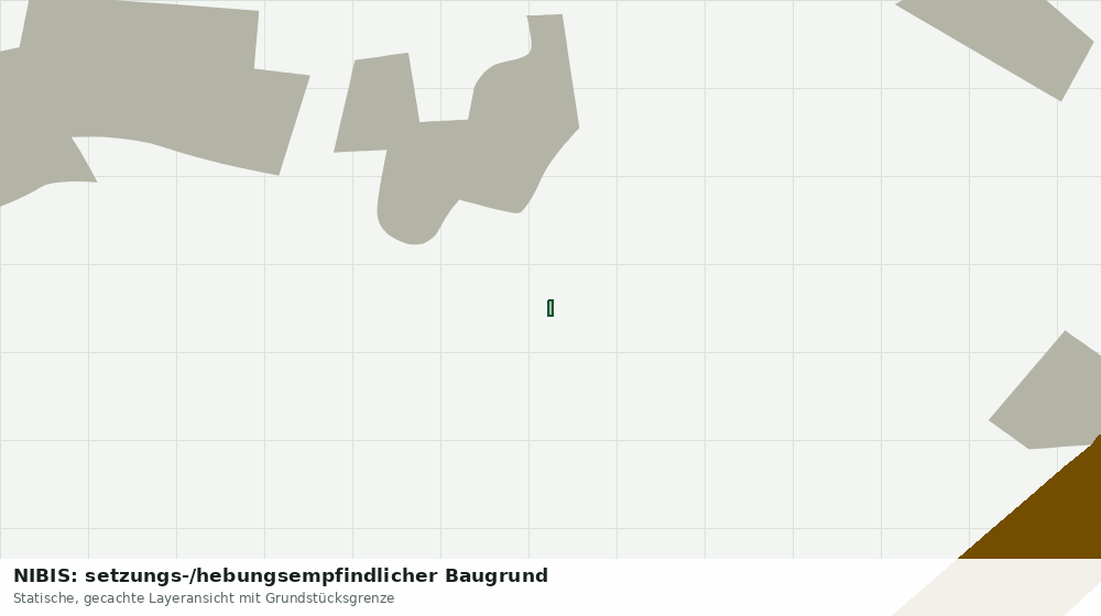 Statische Kartenansicht: NIBIS: setzungs-/hebungsempfindlicher Baugrund