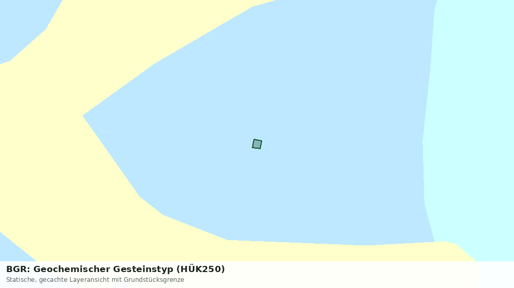 Statische Kartenansicht: BGR: Geochemischer Gesteinstyp (HÜK250)