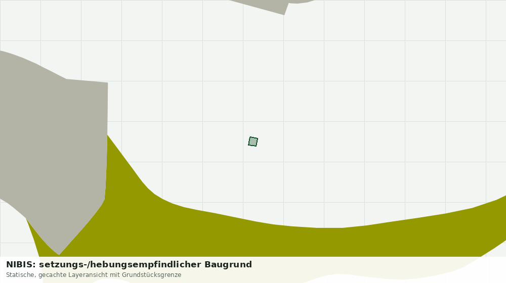 Statische Kartenansicht: NIBIS: setzungs-/hebungsempfindlicher Baugrund