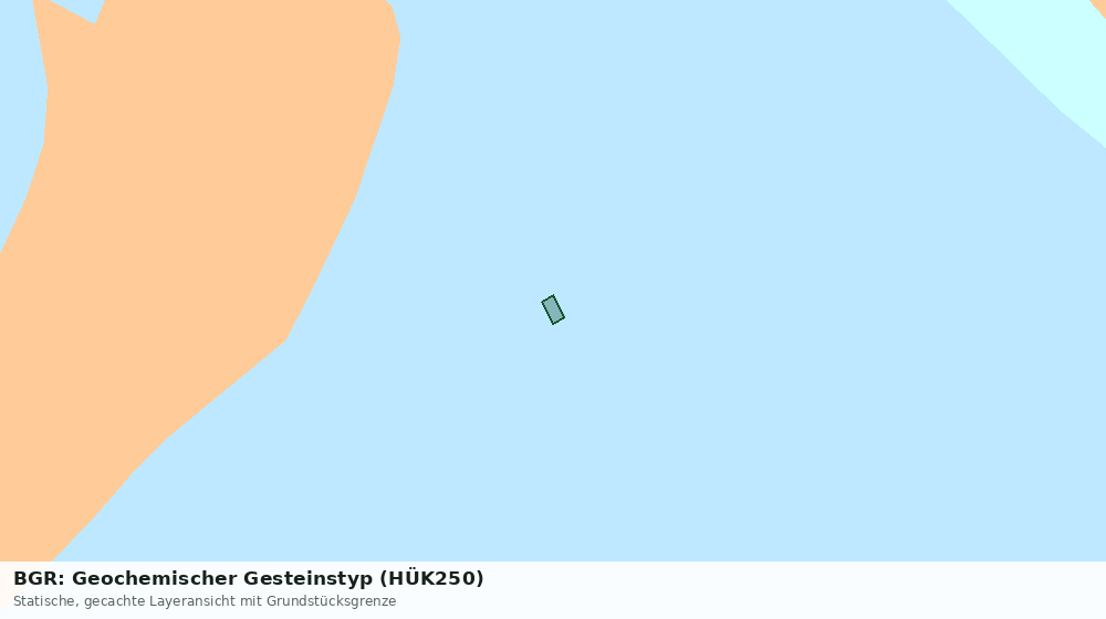 Statische Kartenansicht: BGR: Geochemischer Gesteinstyp (HÜK250)