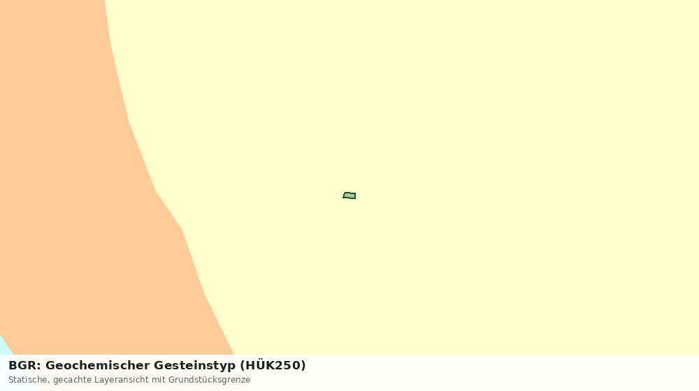 Statische Kartenansicht: BGR: Geochemischer Gesteinstyp (HÜK250)