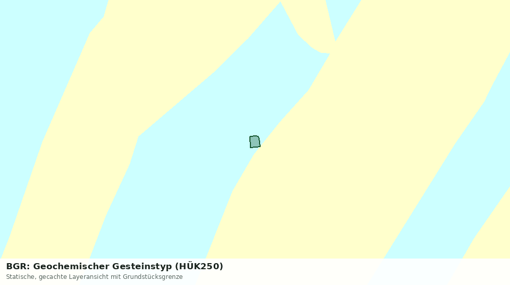 Statische Kartenansicht: BGR: Geochemischer Gesteinstyp (HÜK250)
