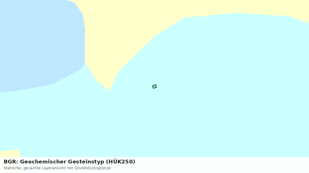 Statische Kartenansicht: BGR: Geochemischer Gesteinstyp (HÜK250)
