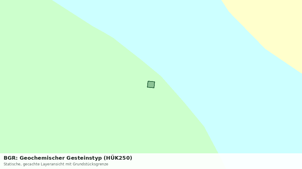 Statische Kartenansicht: BGR: Geochemischer Gesteinstyp (HÜK250)