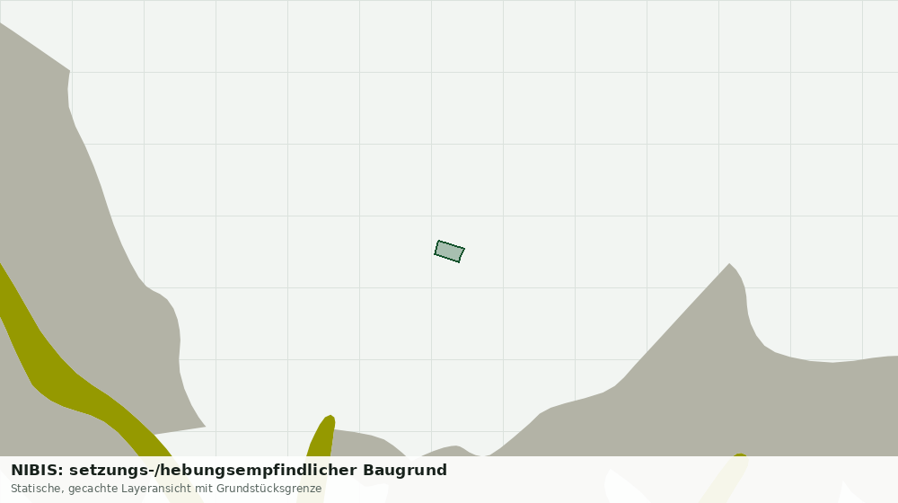 Statische Kartenansicht: NIBIS: setzungs-/hebungsempfindlicher Baugrund