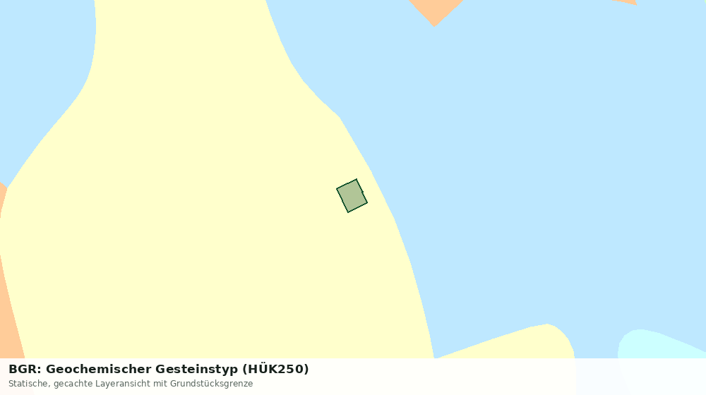 Statische Kartenansicht: BGR: Geochemischer Gesteinstyp (HÜK250)