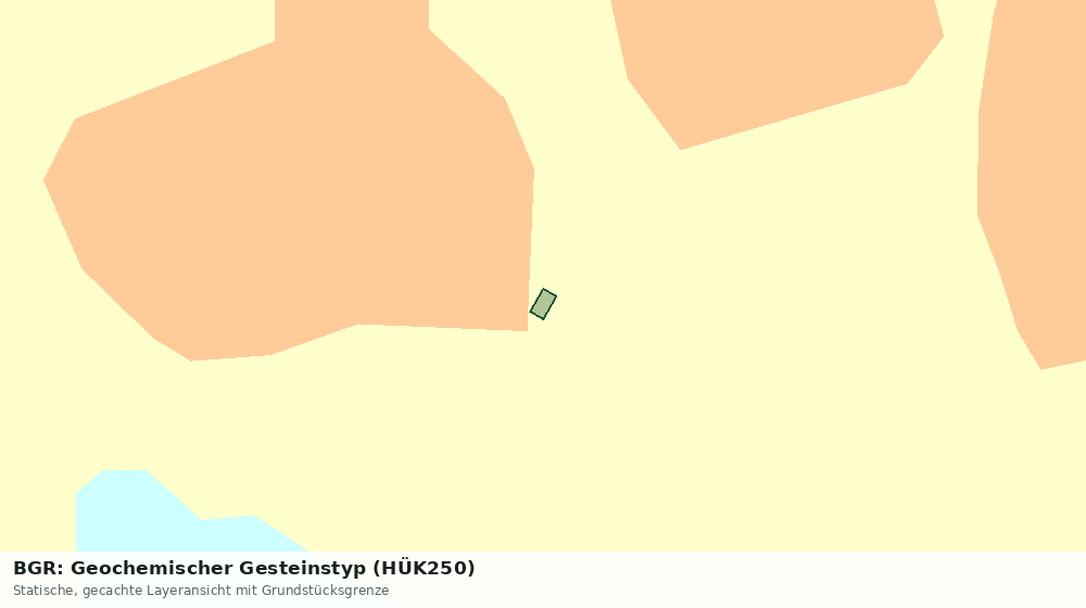 Statische Kartenansicht: BGR: Geochemischer Gesteinstyp (HÜK250)