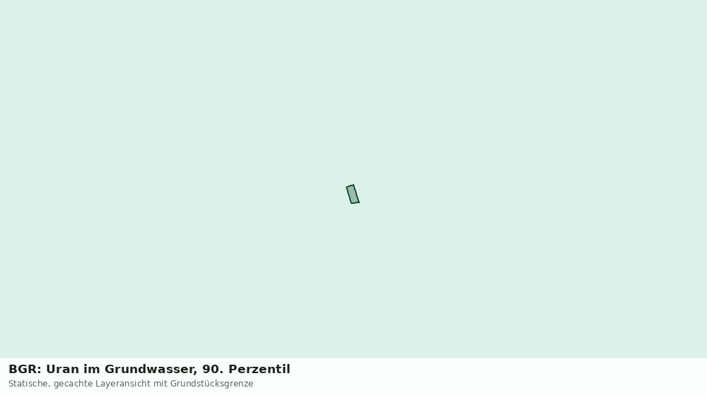Statische Kartenansicht: BGR: Uran im Grundwasser, 90. Perzentil