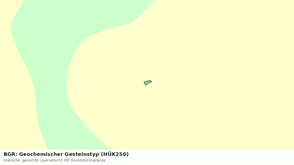 Statische Kartenansicht: BGR: Geochemischer Gesteinstyp (HÜK250)