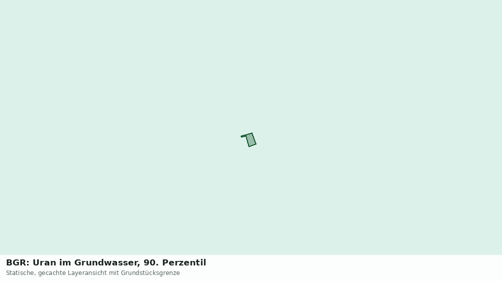 Statische Kartenansicht: BGR: Uran im Grundwasser, 90. Perzentil