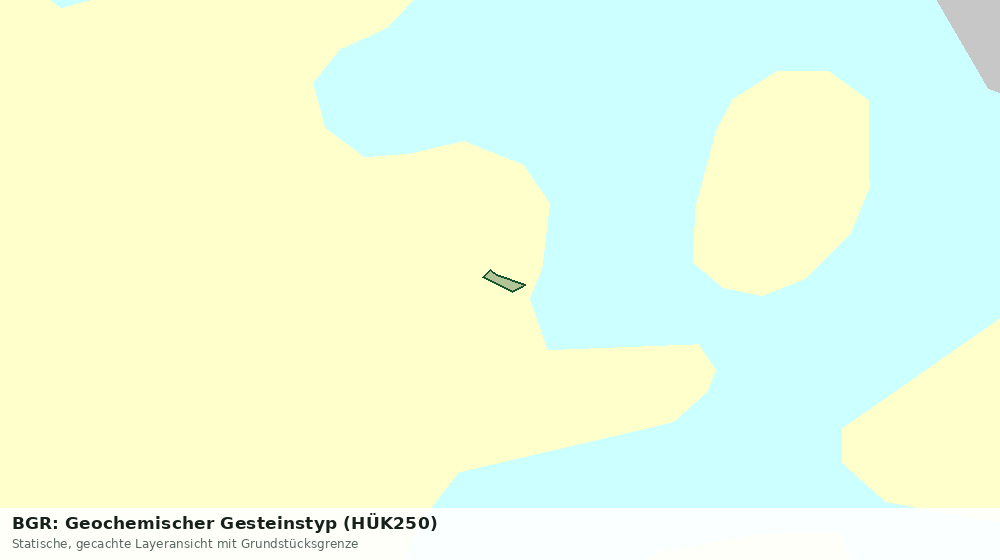 Statische Kartenansicht: BGR: Geochemischer Gesteinstyp (HÜK250)
